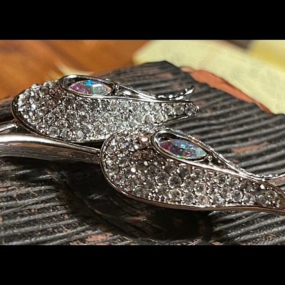 ALFRED SUNG Ornate Rhinestone Brooch BLING ☀️ - Picture 9 of 16
